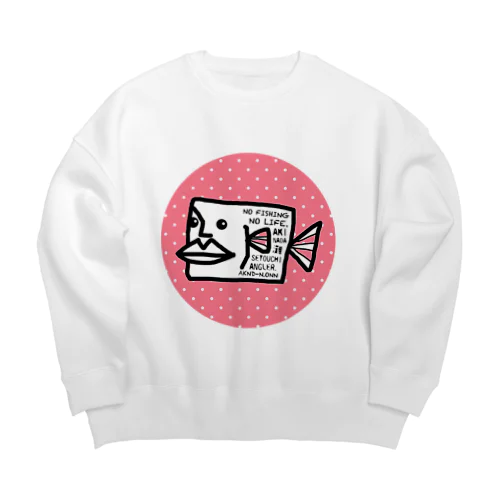 サークルなだぎょ Big Crew Neck Sweatshirt