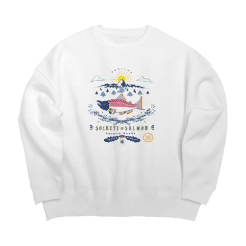 ベニシャケの帰還 Big Crew Neck Sweatshirt