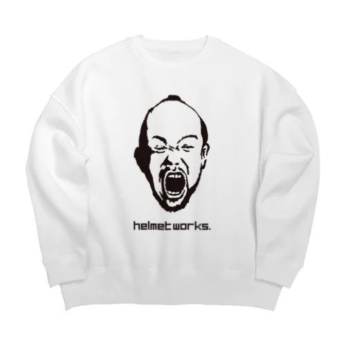 オッサンロゴ Big Crew Neck Sweatshirt