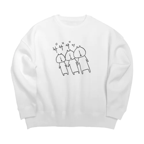 ネコＡ・Ｂ・C が あらわれた！ Big Crew Neck Sweatshirt