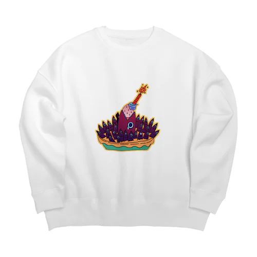 空見上げるサカナたち Big Crew Neck Sweatshirt