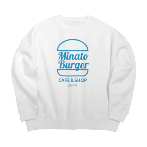 ミナトバーガー_ロゴグッズ(MinatoBurger) Big Crew Neck Sweatshirt