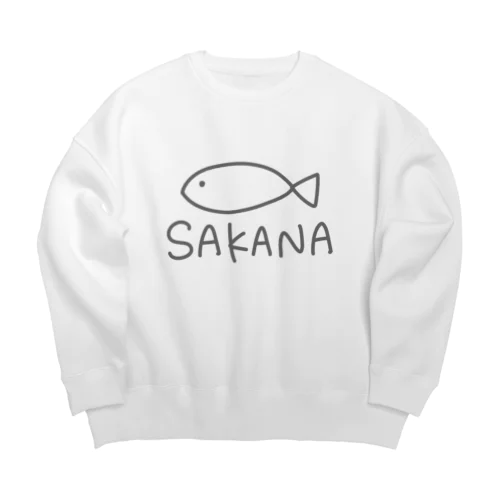 SAKANA Big Crew Neck Sweatshirt