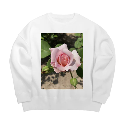 ピンクの薔薇ちゃん Big Crew Neck Sweatshirt