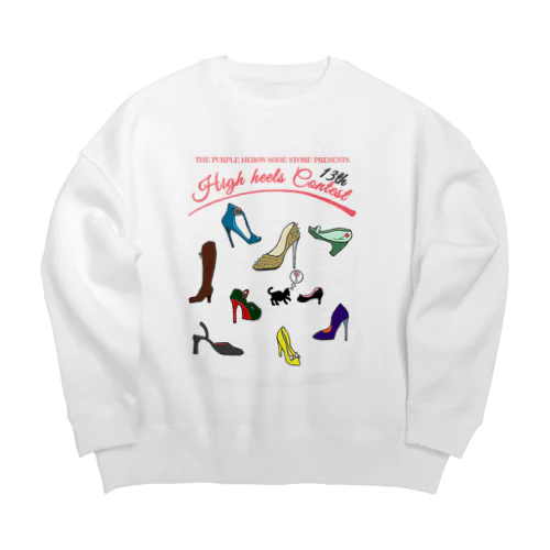 ハイヒール コンテスト High heel Contest Big Crew Neck Sweatshirt