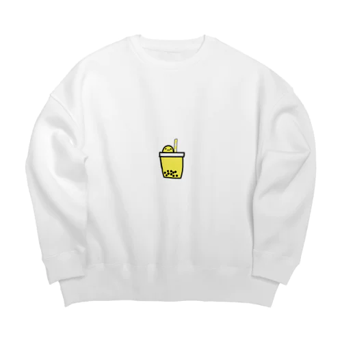 タピバナミルクチー君 Big Crew Neck Sweatshirt