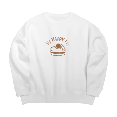 ハッピーケーキ Big Crew Neck Sweatshirt