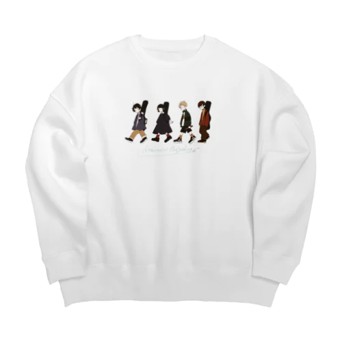 Peppermint Hedgehog Big Crew Neck Sweatshirt