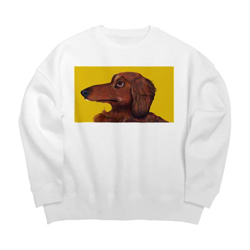 でっぱ犬 Big Crew Neck Sweatshirt