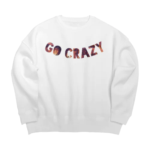 GO CRAZY 錆仕様 Big Crew Neck Sweatshirt