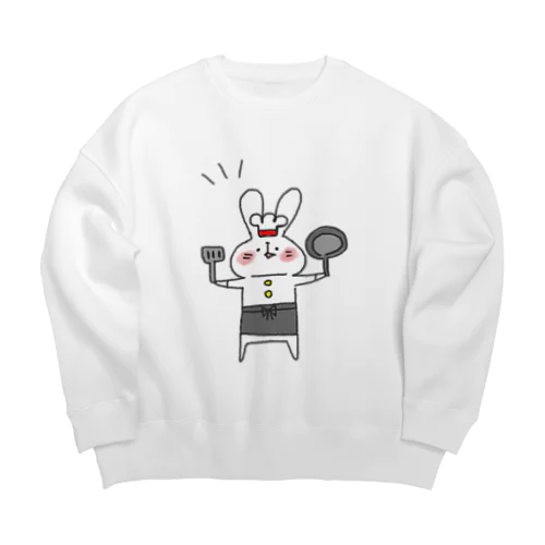 なつみ料理を始める。 Big Crew Neck Sweatshirt