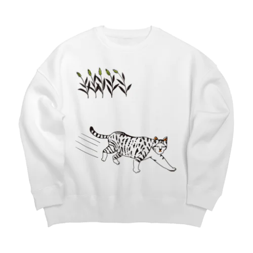 ノラ猫 Big Crew Neck Sweatshirt