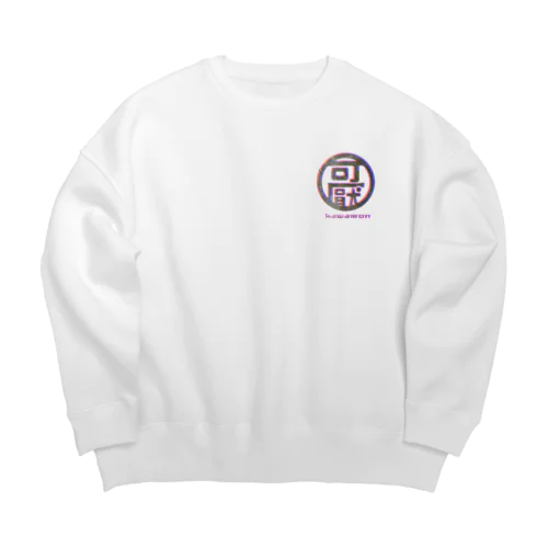 kawamon logo Big Crew Neck Sweatshirt