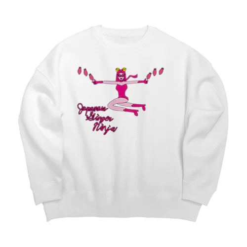 ミョウガ忍者 Big Crew Neck Sweatshirt