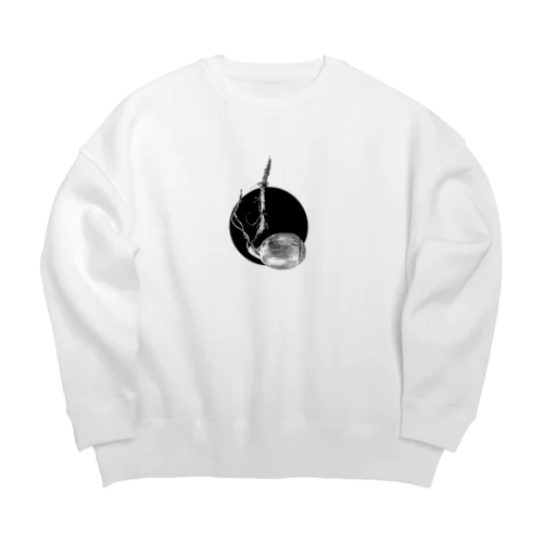 どんぐり のね 〈mono maru〉 Big Crew Neck Sweatshirt