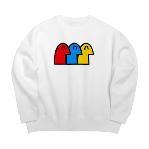 色ちがいの人々 Big Crew Neck Sweatshirt