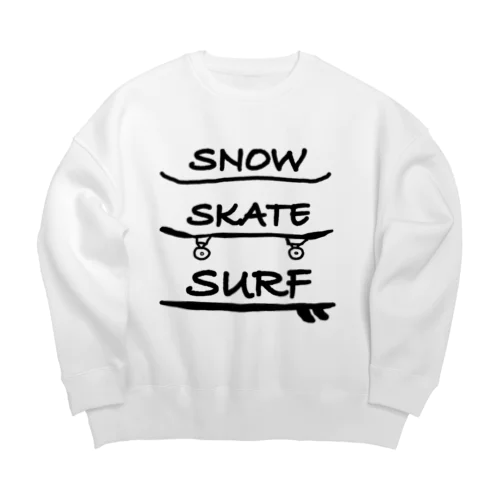 Snow Skate Surf ビッグシルエットスウェット