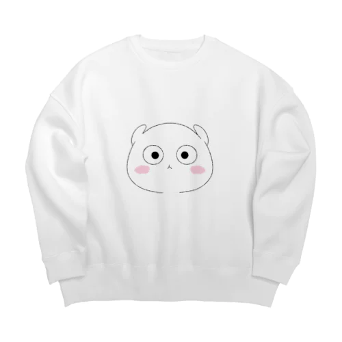 しろたまベイビィ Big Crew Neck Sweatshirt