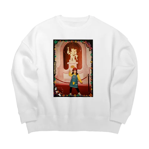 ビッグな小１・ぽぽみちゃん Big Crew Neck Sweatshirt