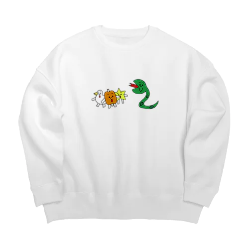 愉快な仲間たち Big Crew Neck Sweatshirt