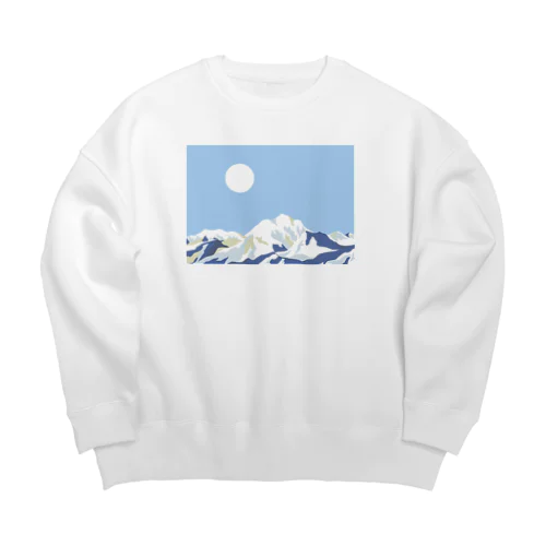 ゆきやまビッグシルエットフーディー Big Crew Neck Sweatshirt