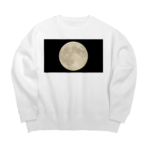 ｽﾄﾛﾍﾞﾘｰﾑｰﾝ＝6月の満月_長 Big Crew Neck Sweatshirt