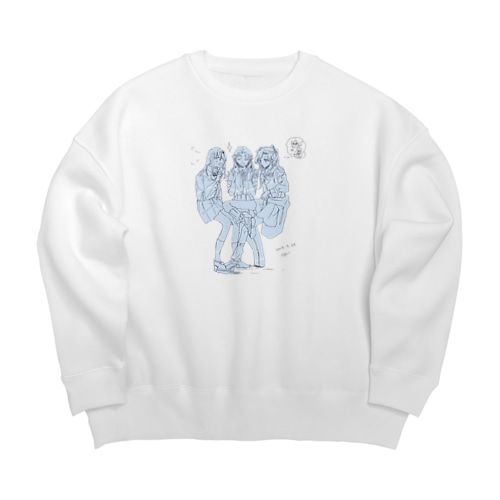 放課後マックや Big Crew Neck Sweatshirt