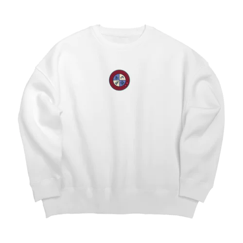 WappenLogo_red Big Crew Neck Sweatshirt