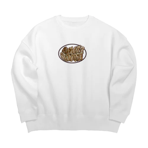 おいしい餃子 Big Crew Neck Sweatshirt