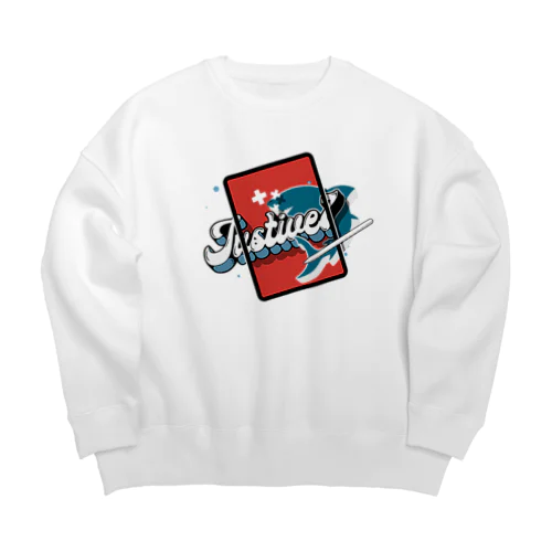 Justive7 ビックシルエットスウェット Big Crew Neck Sweatshirt