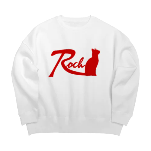 Rock cat Big Crew Neck Sweatshirt