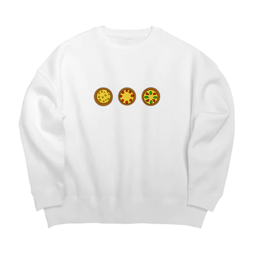 ピザトリオ Big Crew Neck Sweatshirt