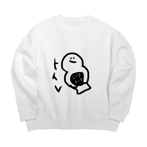 トイレグッズ Big Crew Neck Sweatshirt