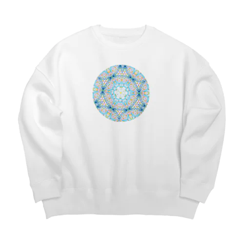 ハナガサクラゲ万華鏡 Big Crew Neck Sweatshirt