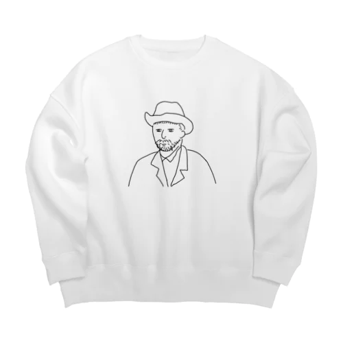 ゴッホくん Big Crew Neck Sweatshirt