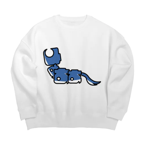 うおおおーうるふ Big Crew Neck Sweatshirt