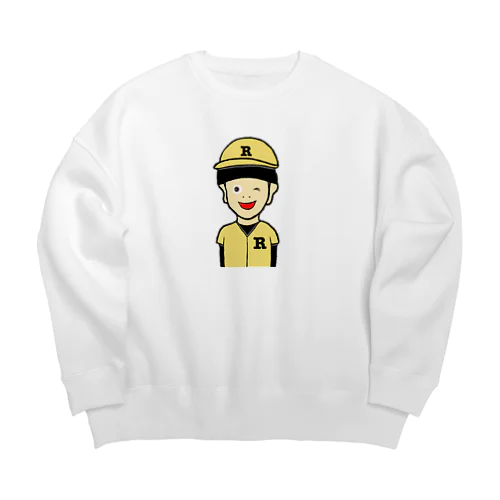 草野球マッシュ Big Crew Neck Sweatshirt