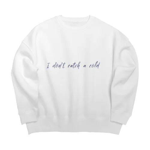 風邪ひきません Big Crew Neck Sweatshirt