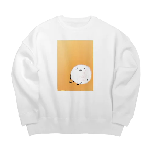 ぼんやりため息ちゃん。 Big Crew Neck Sweatshirt