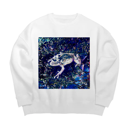 Fantastic Frog -Cosmos Version- Big Crew Neck Sweatshirt