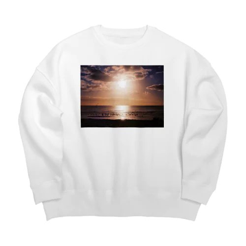 オーストラリア 風景写真 Big Crew Neck Sweatshirt