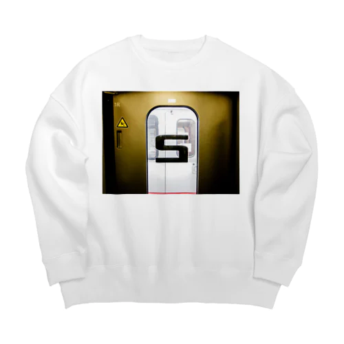  Train door Big Crew Neck Sweatshirt