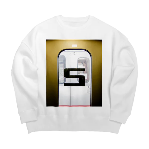  Train door Big Crew Neck Sweatshirt