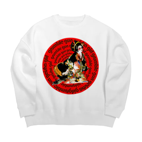 grumble gun geisha girl Big Crew Neck Sweatshirt