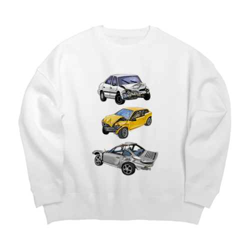 クラッシュ！ Big Crew Neck Sweatshirt