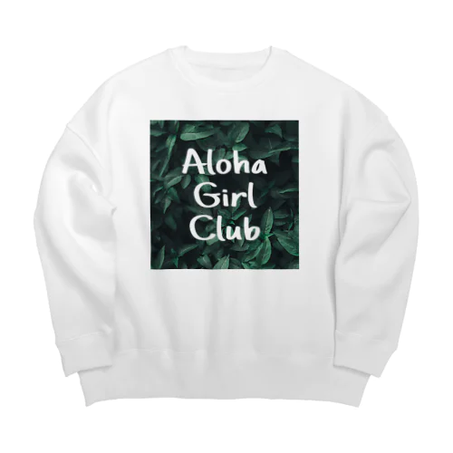 AlohaBitchClubブランケットAlohaGirlClubバージョン ビッグシルエットスウェット