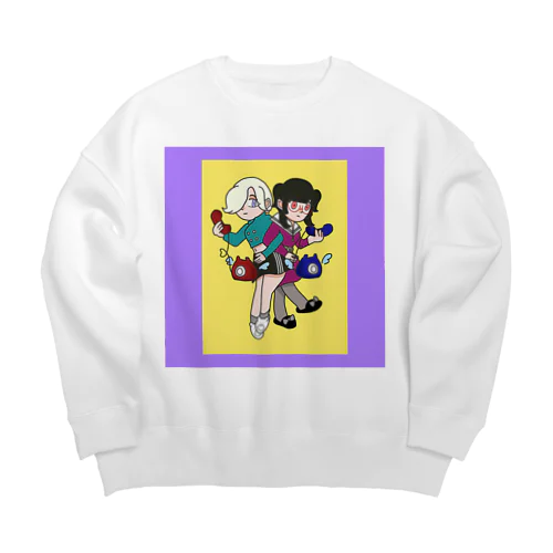 女の子 Big Crew Neck Sweatshirt