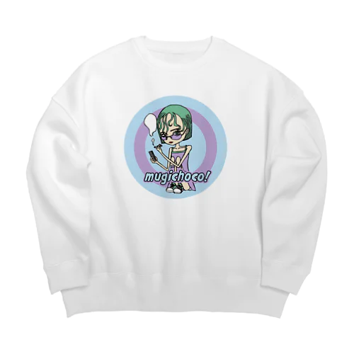 mugichocogirl Big Crew Neck Sweatshirt