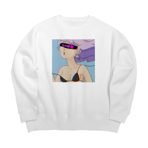 シャバ娘 Big Crew Neck Sweatshirt