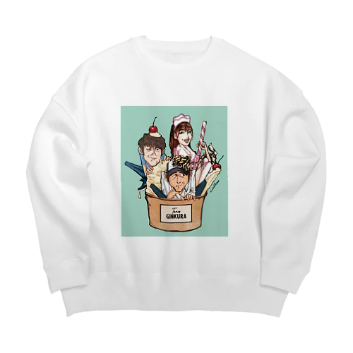 Parfait ginkuraビッグシルエットスウェット【枠あり】 Big Crew Neck Sweatshirt